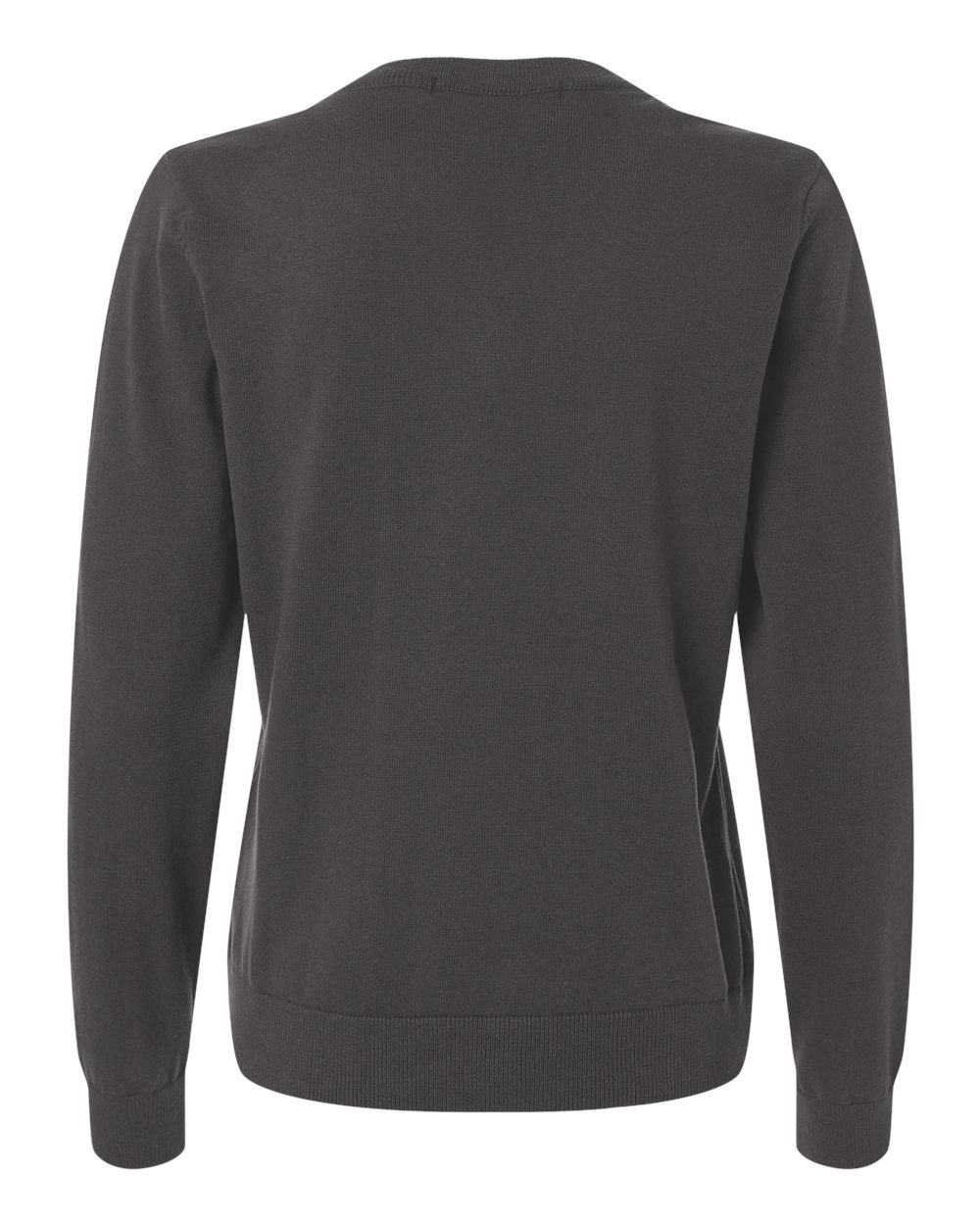 Women's New Classics V-Neck Sweater - Back - B012B2132 - Graphite