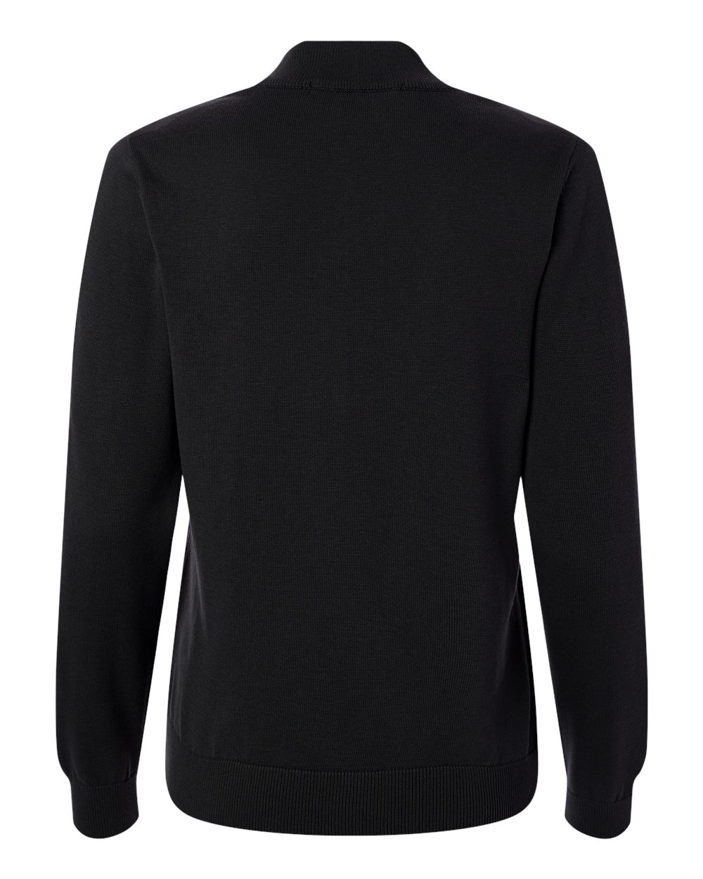 Women's New Classics Quarter-Zip Sweater - Back - B014B2502 - Black