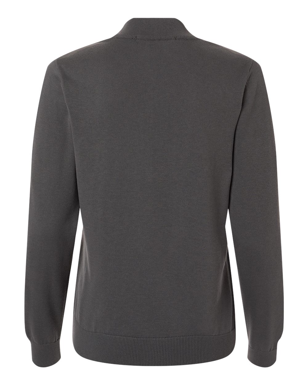 Women's New Classics Quarter-Zip Sweater - Back - B014B2582 - Graphite