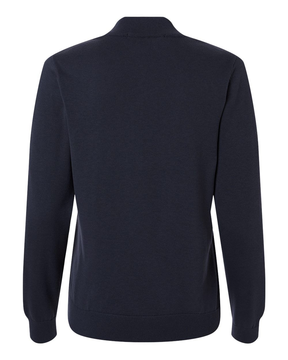 Women's New Classics Quarter-Zip Sweater - Back - B014B2652 - Navy
