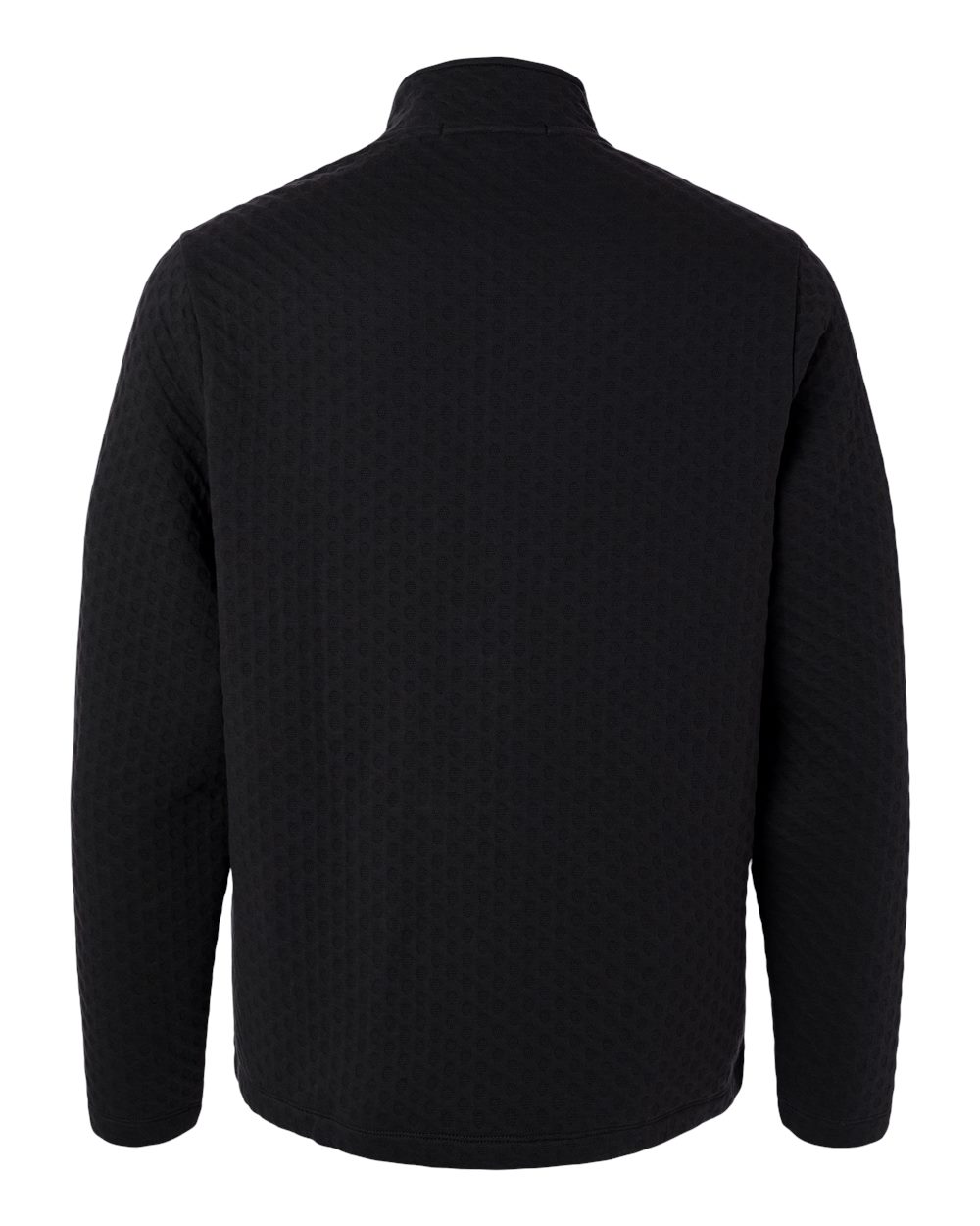 Men's Berkley Textured Full-Zip Jacket - Back - B016B2503 - Black