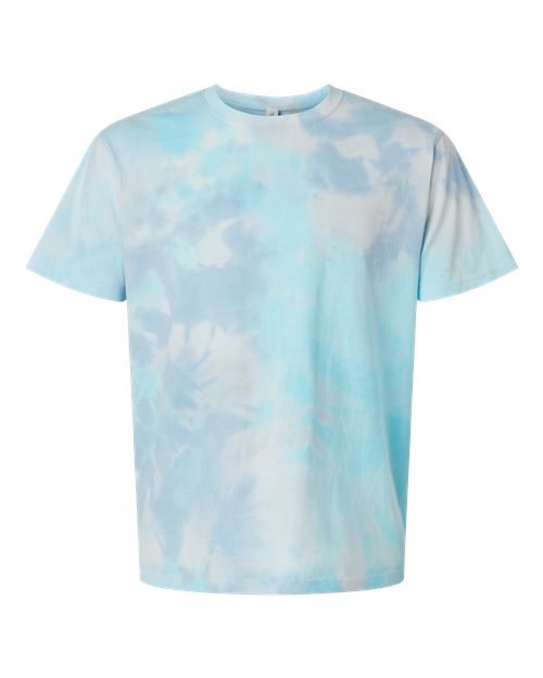 Unisex Vintage Tie-Dyed T-Shirt - Front - B00102253 - Breeze