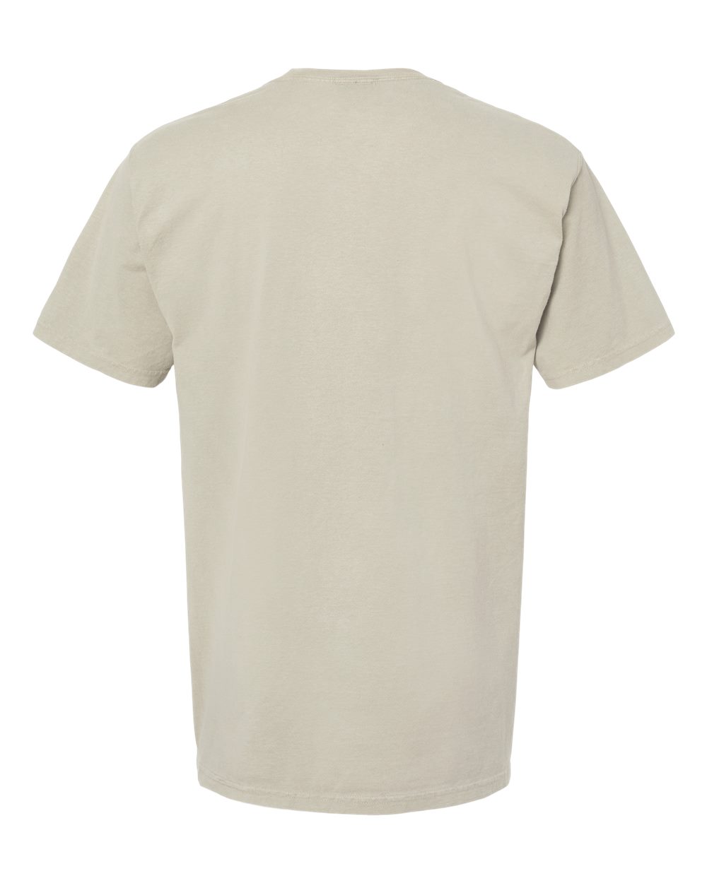 Garment-Dyed T-Shirt - Back - B35100993 - Pebblestone