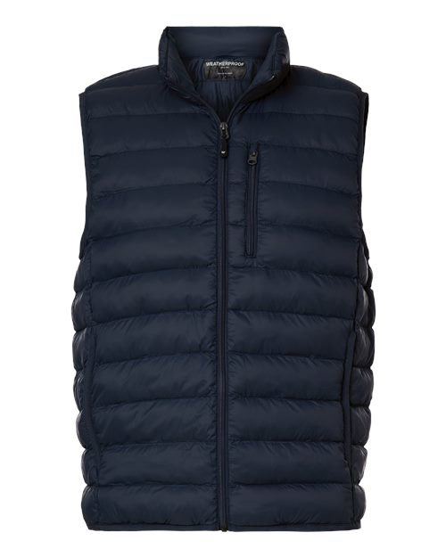 Men's Lightweight Poly-filled Packable Vest - Front - B18852593 - Stormy Night
