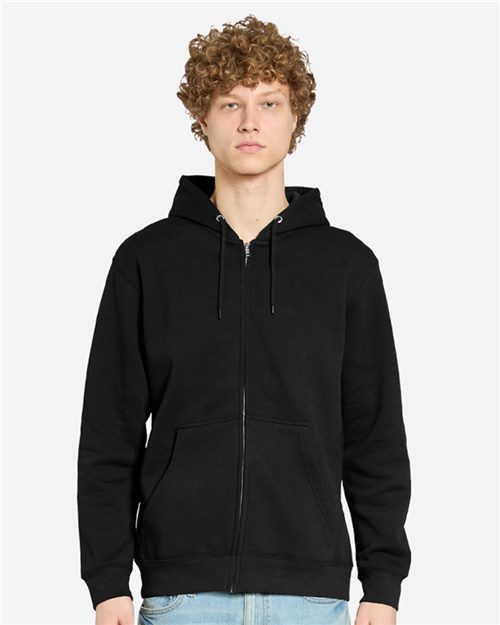 Premium Full-Zip Hooded Sweatshirt - styleImage