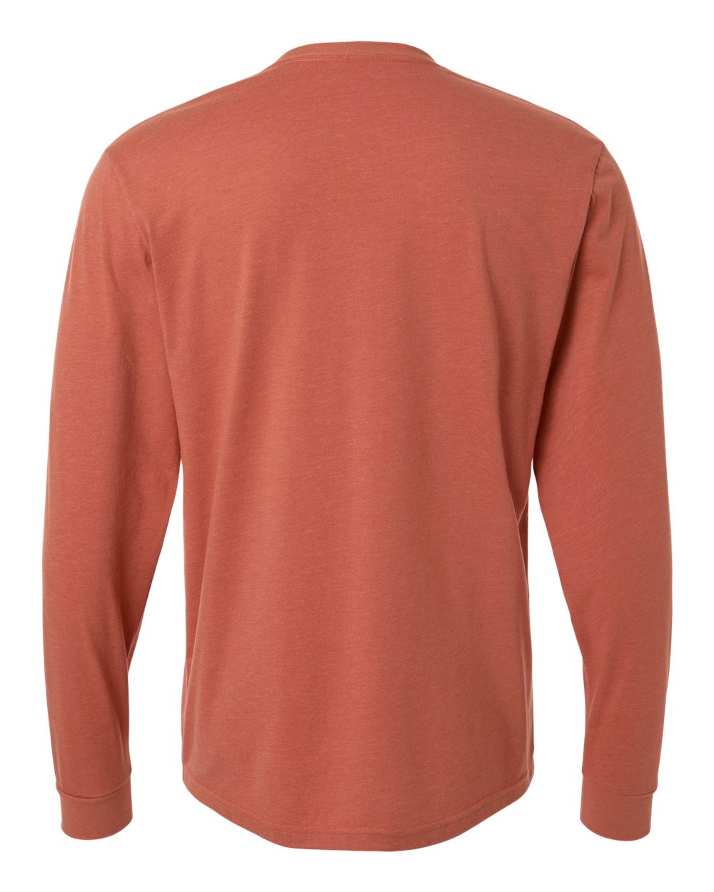 CVC Long Sleeve T-Shirt - Back - B03618962 - Heather Redwood