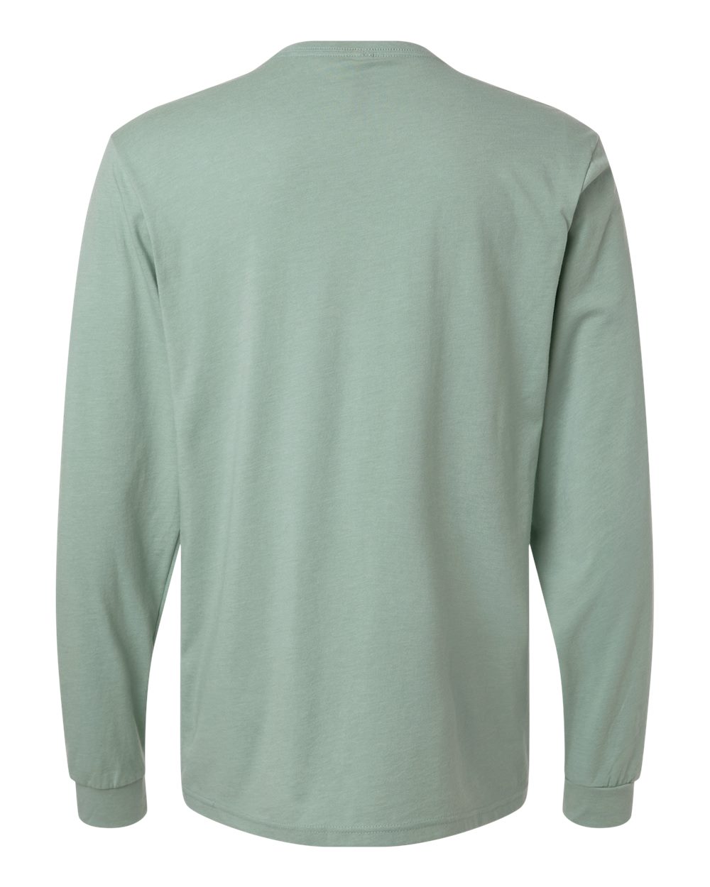 CVC Long Sleeve T-Shirt - Back - B03618992 - Heather Seafoam