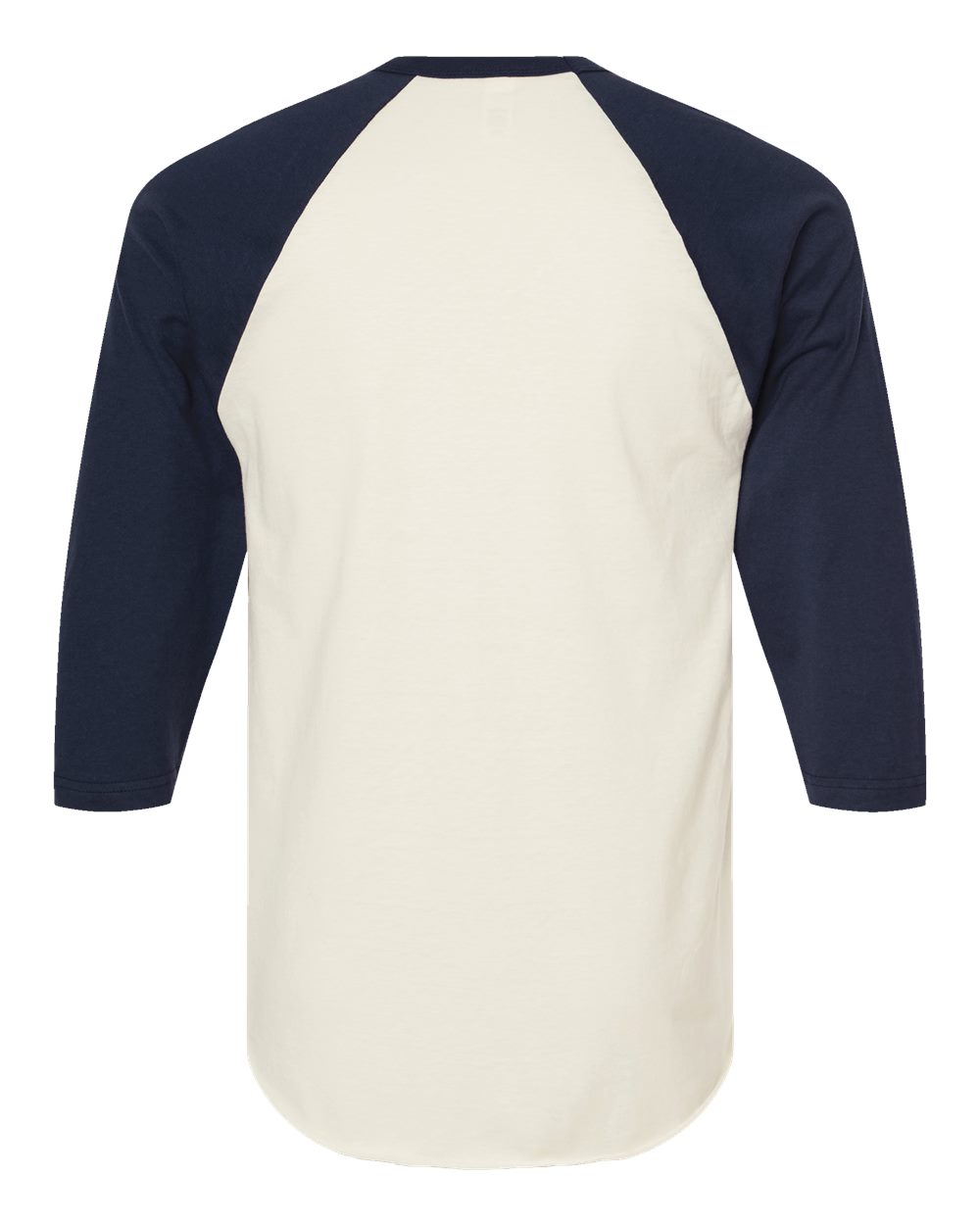 Fine Jersey Raglan T-Shirt - Back - B30359642 - Vintage White/ Navy