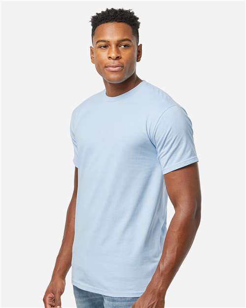 Unisex Heavyweight Jersey T-Shirt - OnModelSide - B30959273 - Baby Blue