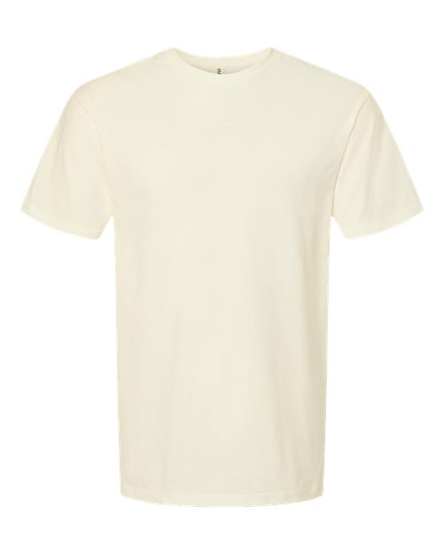 Unisex Heavyweight Jersey T-Shirt - Front - B30959243 - Natural
