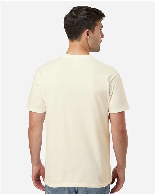 Unisex Heavyweight Jersey T-Shirt - OnModelBack - B30959243 - Natural