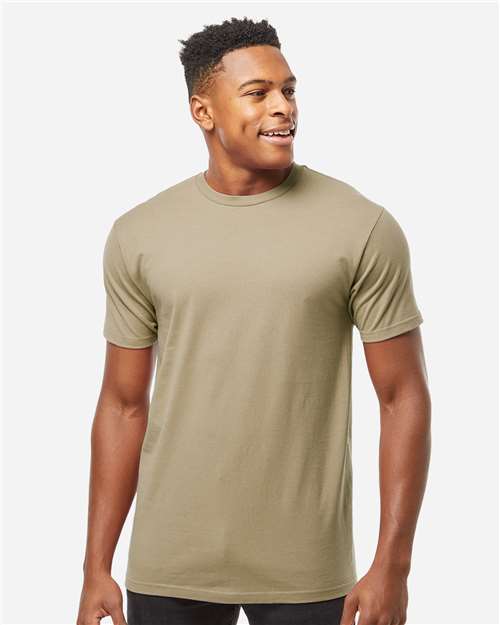 Unisex Heavyweight Jersey T-Shirt - OnModelFront - B30959233 - Sand