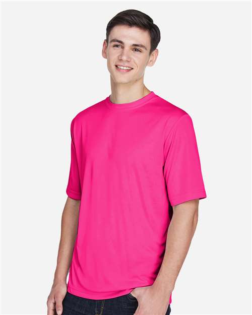 Men's Zone Performance T-Shirt - OnModelSide - B671D9302 - Bright Magenta