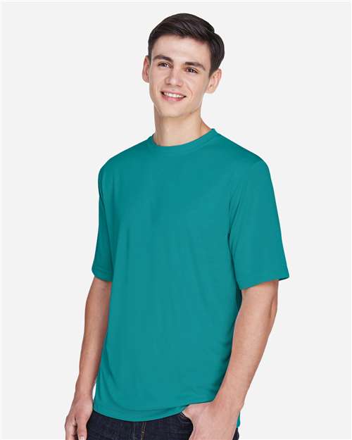 Men's Zone Performance T-Shirt - OnModelSide - B671D9902 - Clear Teal
