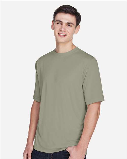 Men's Zone Performance T-Shirt - OnModelSide - B671D9542 - Olive