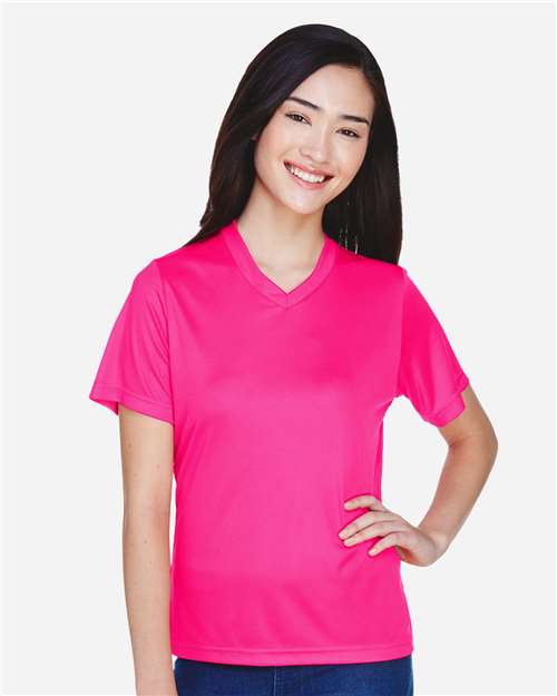 Women's Zone Performance T-Shirt - OnModelFront - B680D9302 - Bright Magenta