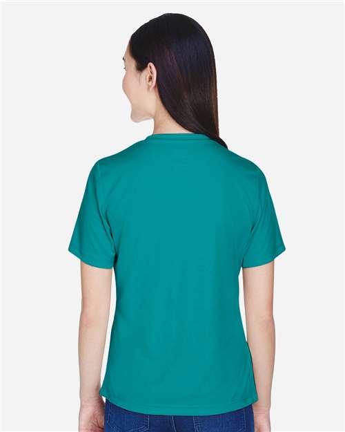 Women's Zone Performance T-Shirt - OnModelBack - B680D9902 - Clear Teal