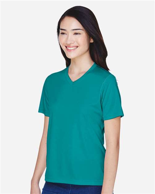 Women's Zone Performance T-Shirt - OnModelSide - B680D9902 - Clear Teal
