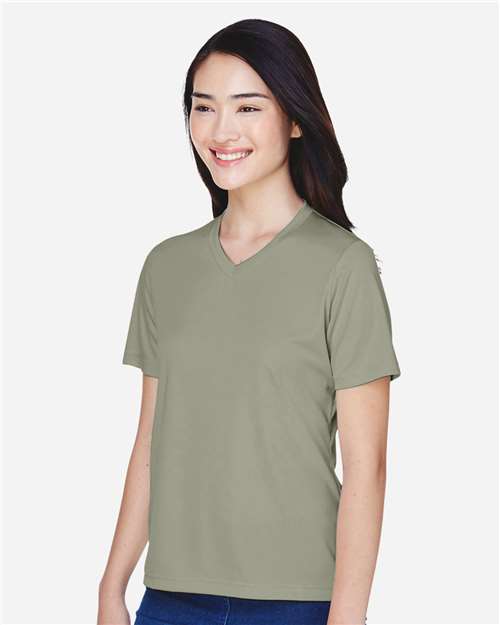 Women's Zone Performance T-Shirt - OnModelSide - B680D9542 - Olive