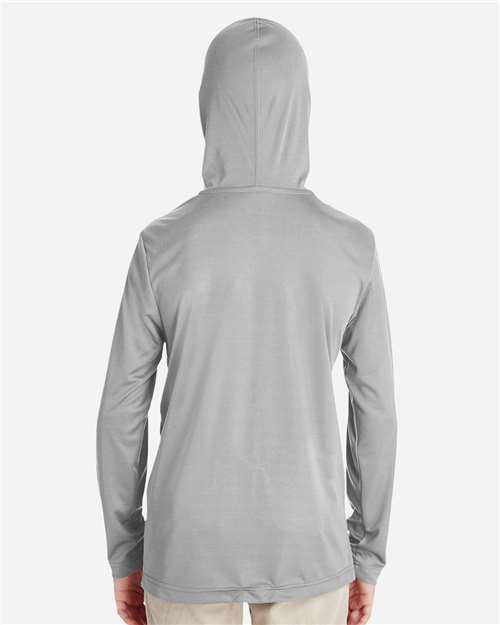 Youth Zone Performance Hooded T-Shirt - OnModelBack - B713D9093 - Sport Silver