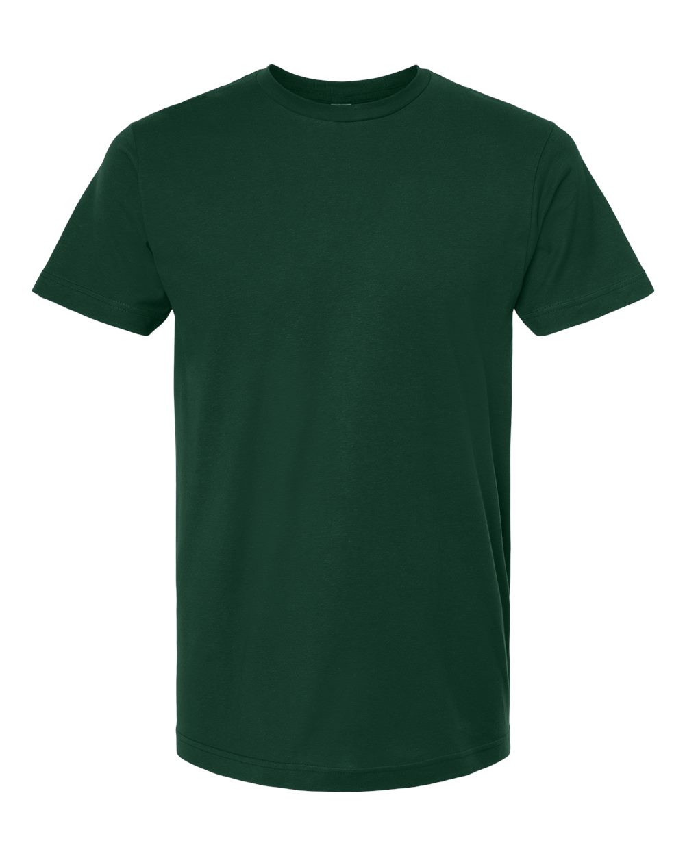 Fine Jersey T-Shirt - Front - B10259562 - Forest Green