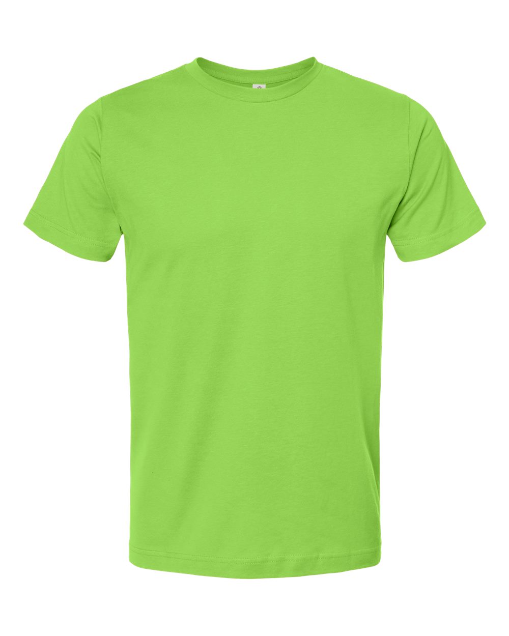 Fine Jersey T-Shirt - Front - B10259452 - Lime