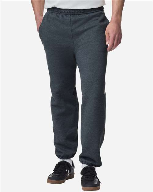 Unisex Heavy Blend™ Pocket Sweatpants - OnModelFront - B04860093 - Dark Heather