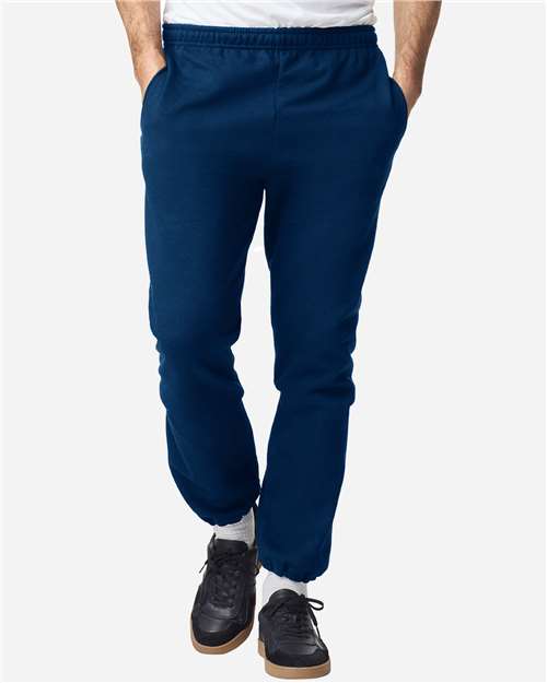 Unisex Heavy Blend™ Pocket Sweatpants - OnModelFront - B04860653 - Navy