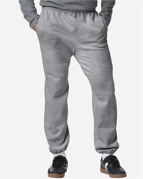 Unisex Heavy Blend™ Pocket Sweatpants - OnModelFront - B04860583 - Sport Grey