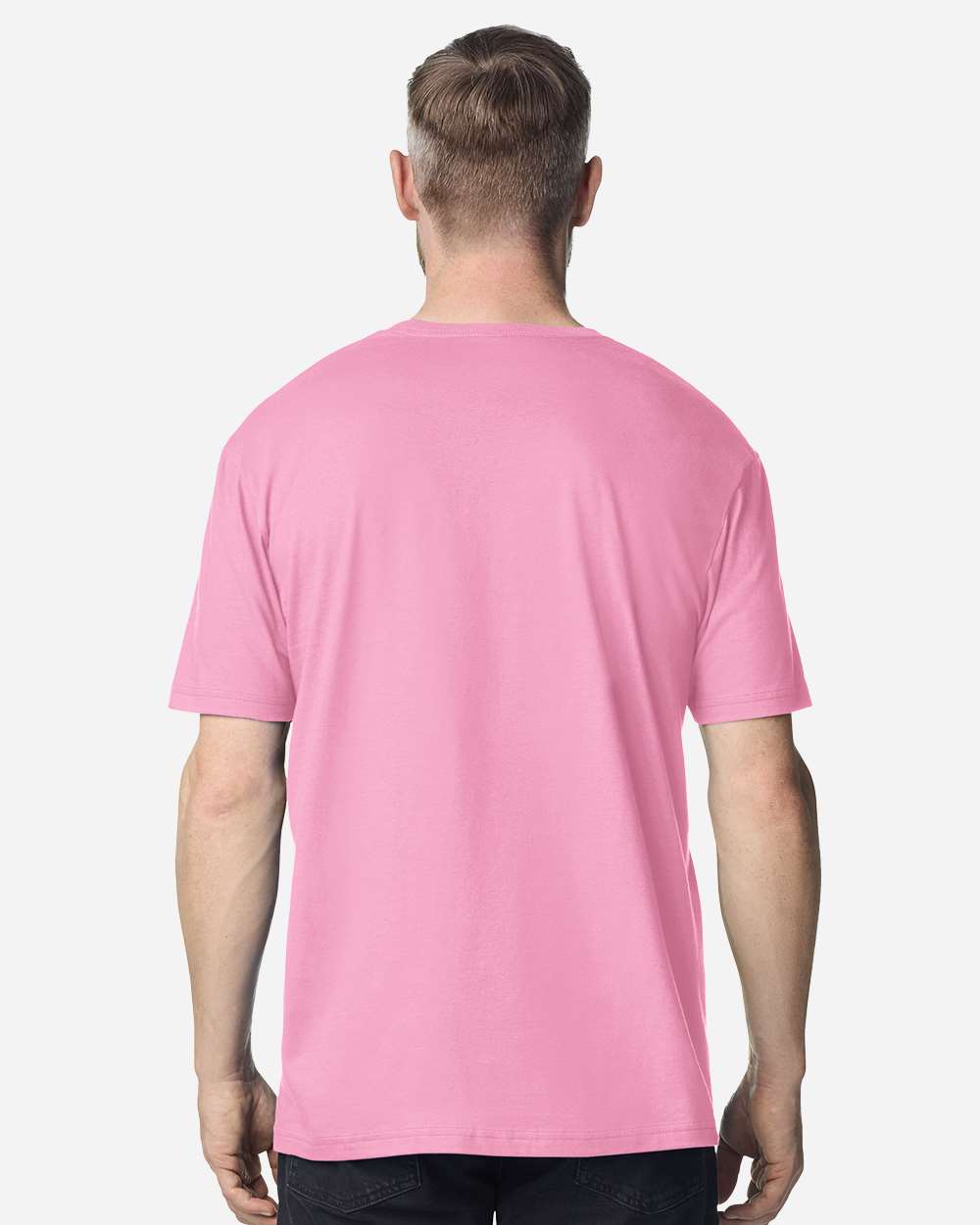 Softstyle® T-Shirt - OnModelBack - B00660013 - Fan Candy Pink