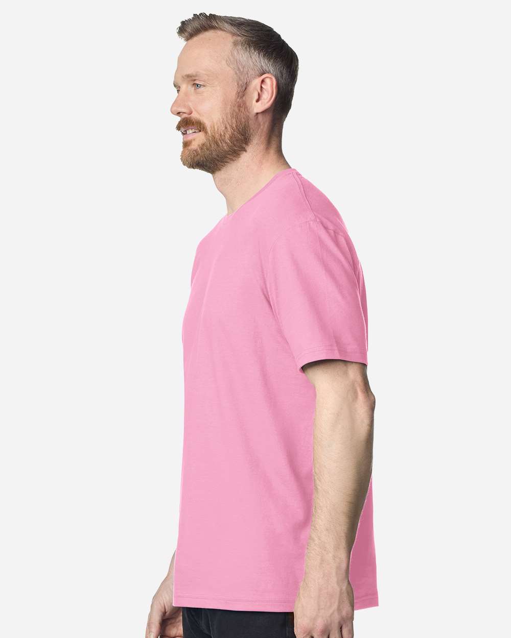 Softstyle® T-Shirt - OnModelSide - B00660013 - Fan Candy Pink