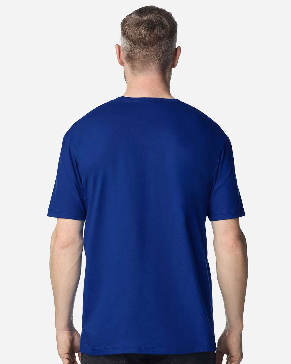 Softstyle® T-Shirt - OnModelBack - B00660303 - Fan Deep Royal