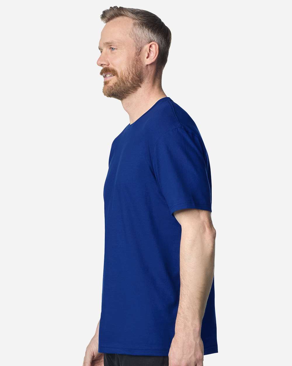 Softstyle® T-Shirt - OnModelSide - B00660303 - Fan Deep Royal