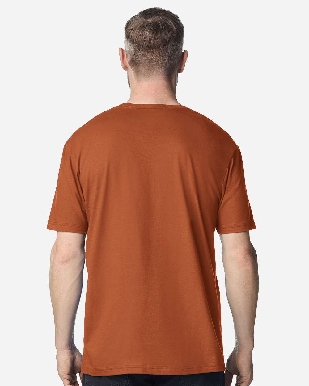 Softstyle® T-Shirt - OnModelBack - B00660353 - Fan Texas Orange