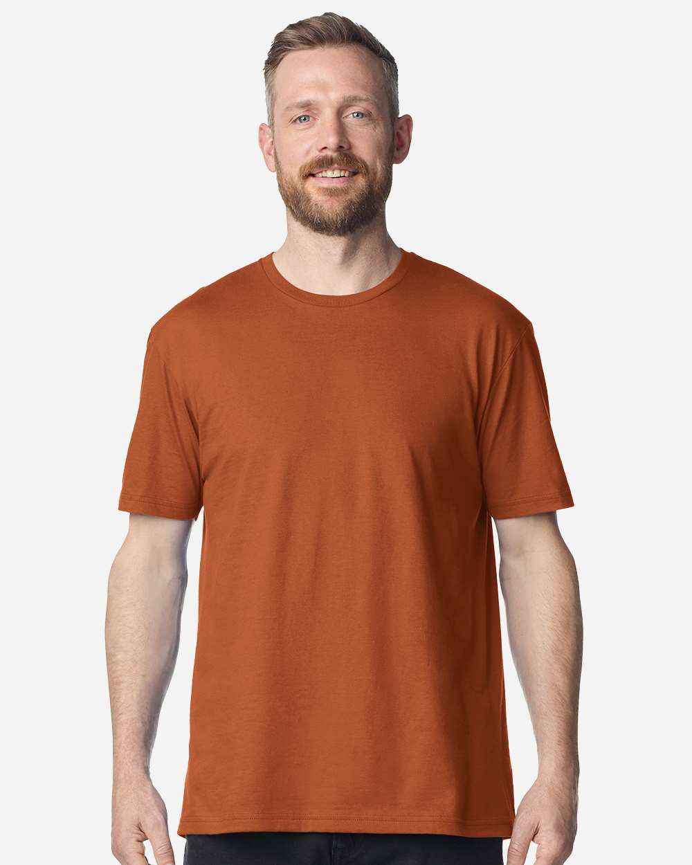 Softstyle® T-Shirt - OnModelFront - B00660353 - Fan Texas Orange