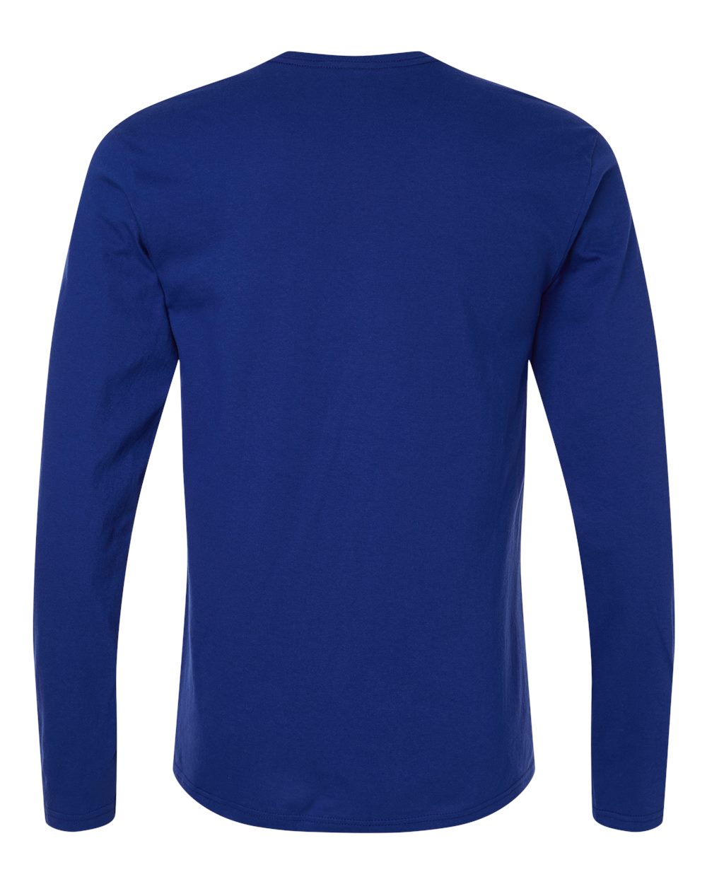 Softstyle® Long Sleeve T-Shirt - Back - B05660423 - Fan Deep Royal
