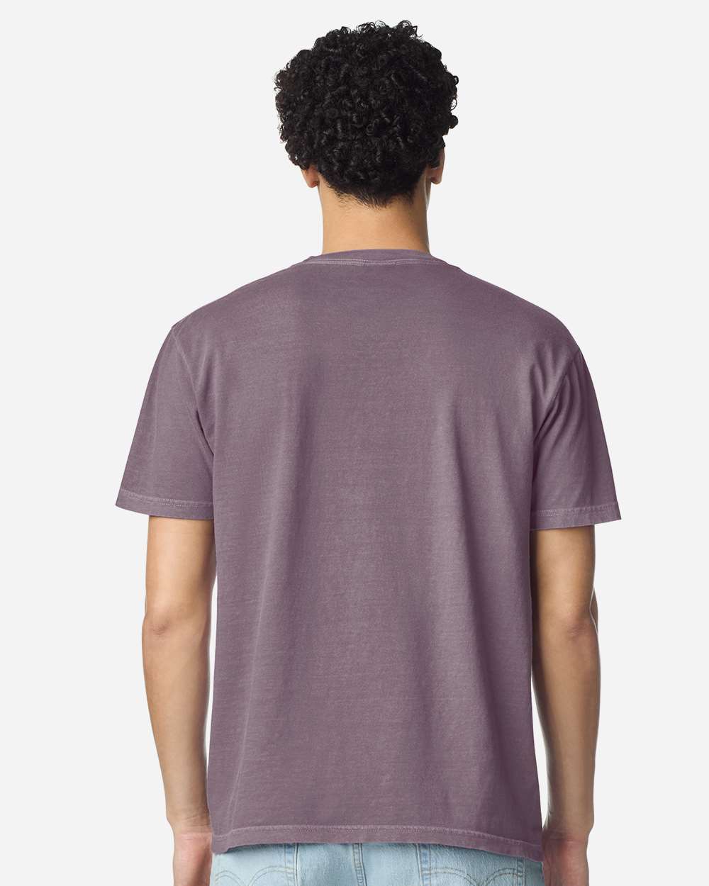 Garment-Dyed Heavyweight T-Shirt - OnModelBack - B00708423 - Dusk