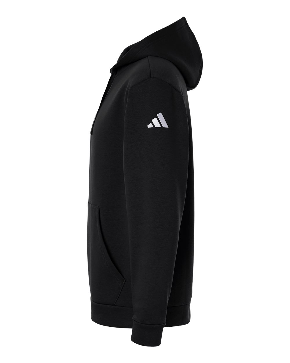 Men's Fleece Hooded Sweatshirt - DirectSide - B029F8503 - Black