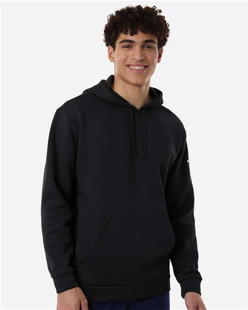 Men's Fleece Hooded Sweatshirt - OnModelFront - B029F8503 - Black