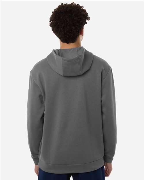 Men's Fleece Hooded Sweatshirt - OnModelBack - B029F8593 - Team Grey Four