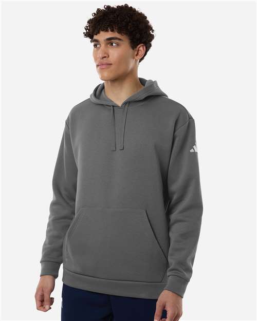 Men's Fleece Hooded Sweatshirt - OnModelFront - B029F8593 - Team Grey Four