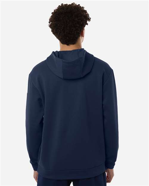 Men's Fleece Hooded Sweatshirt - OnModelBack - B029F8653 - Team Navy Blue