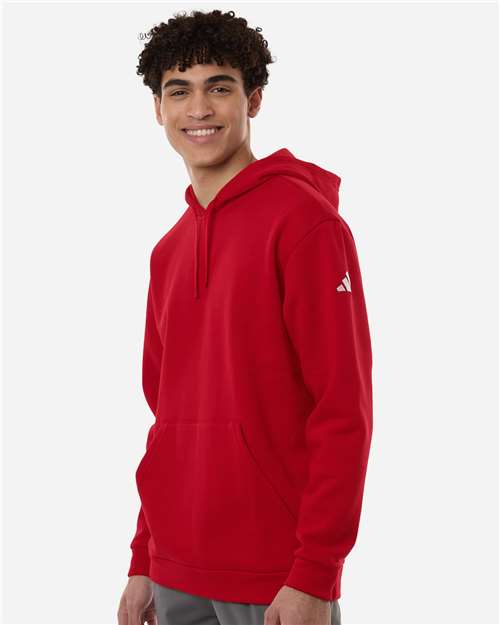 Men's Fleece Hooded Sweatshirt - OnModelSide - B029F8703 - Team Power Red