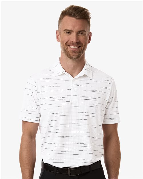 Men's Ultimate365 Mesh Glimmer Print Polo - styleImage