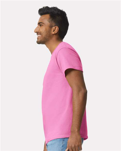 Ultra Cotton® T-Shirt - OnModelSide - B00760563 - Azalea