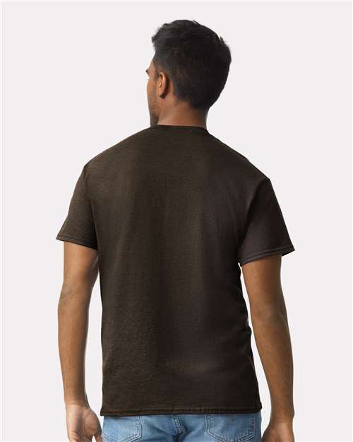 Ultra Cotton® T-Shirt - OnModelBack - B00760053 - Dark Chocolate