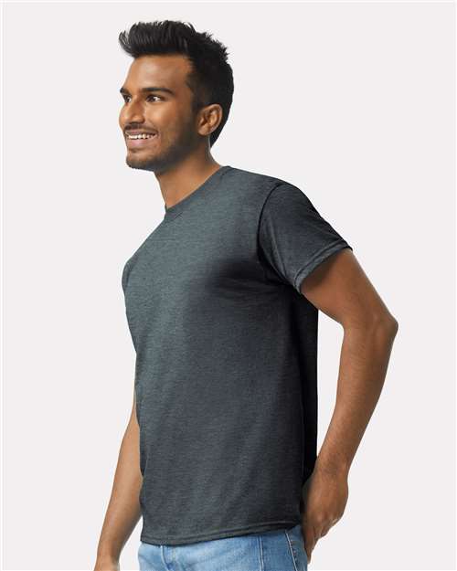 Ultra Cotton® T-Shirt - OnModelSide - B00760073 - Dark Heather