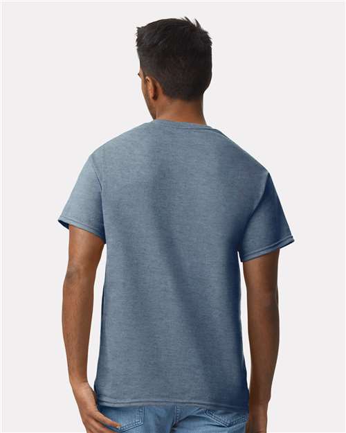 Ultra Cotton® T-Shirt - OnModelBack - B00760973 - Heather Indigo
