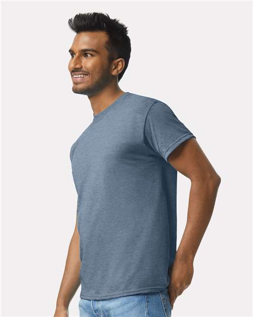 Ultra Cotton® T-Shirt - OnModelSide - B00760973 - Heather Indigo