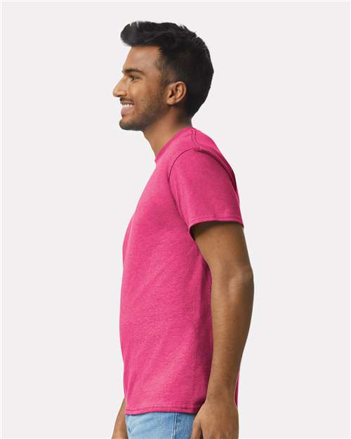 Ultra Cotton® T-Shirt - OnModelSide - B00760693 - Heliconia